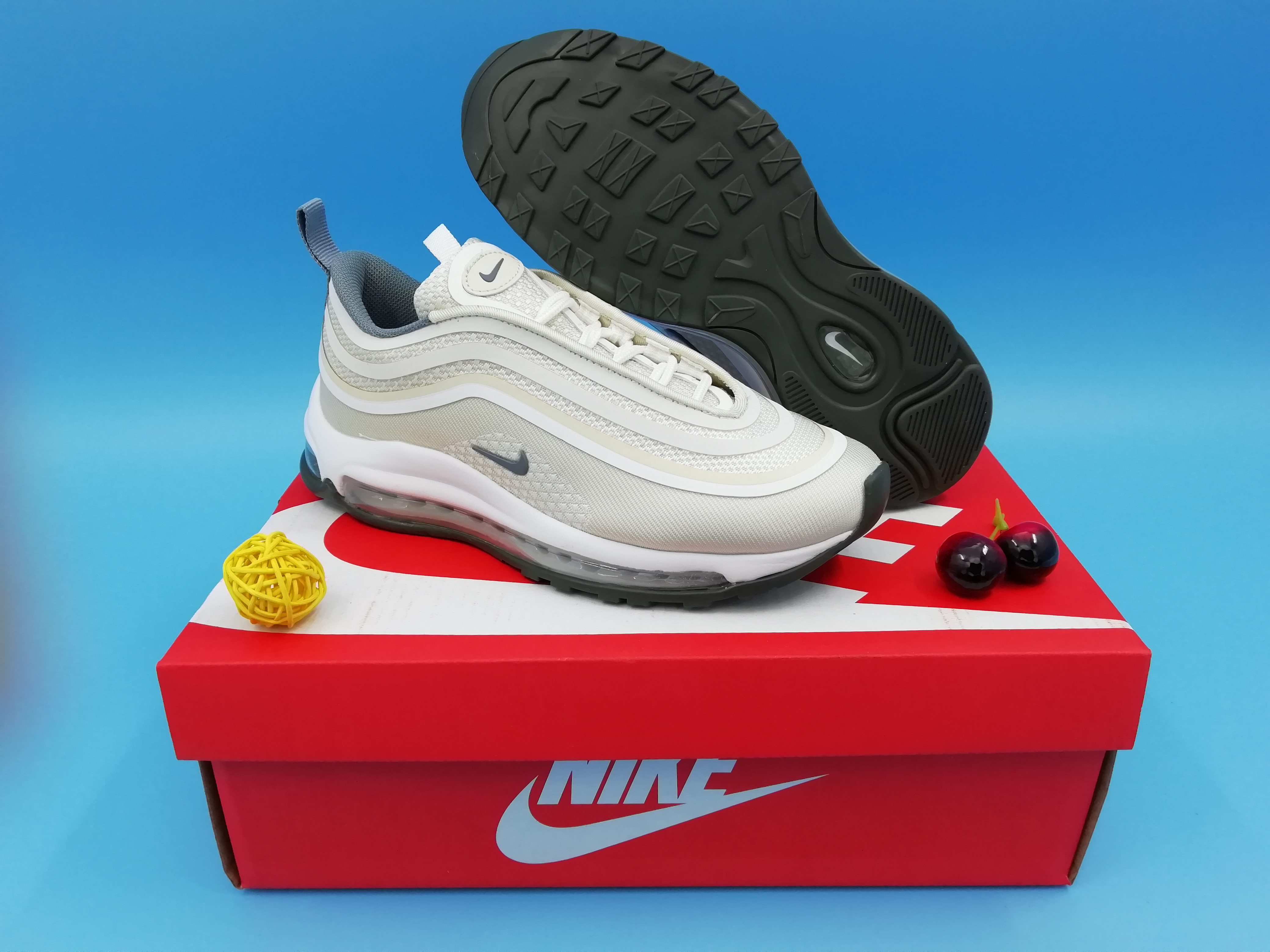 2019 Nike Air Max 97 Pure White Shoes - Click Image to Close